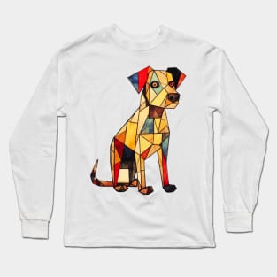 Geometric Dog Long Sleeve T-Shirt